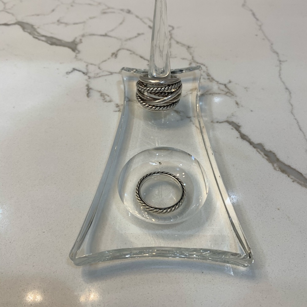 Oleg Cassini Crystal Ring Holder